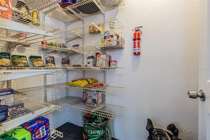 Pantry off dining room