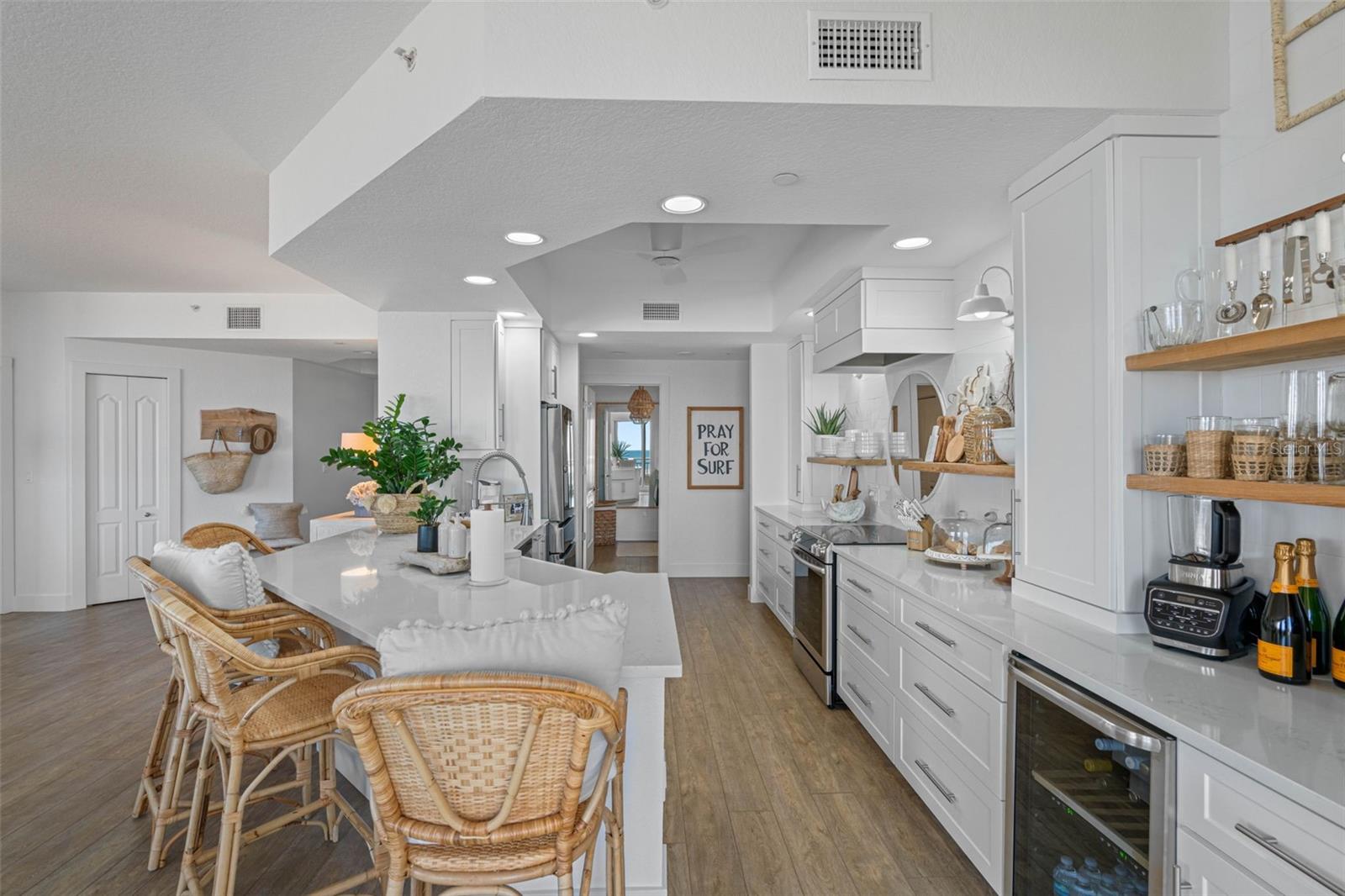 Kitchen/ with Quartz counters