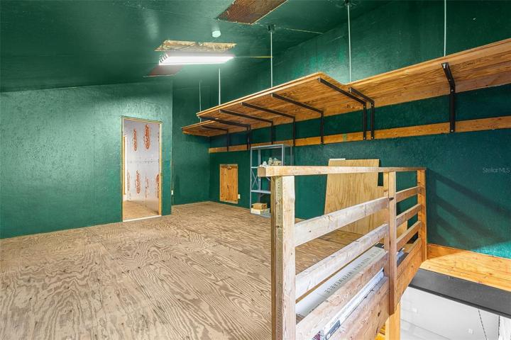 Unfinished Room in Garage