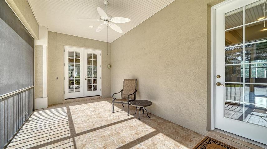 Private screened Lanai space with direct access from the Rec room.
