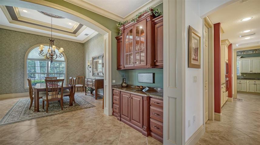 The butler's pantry.