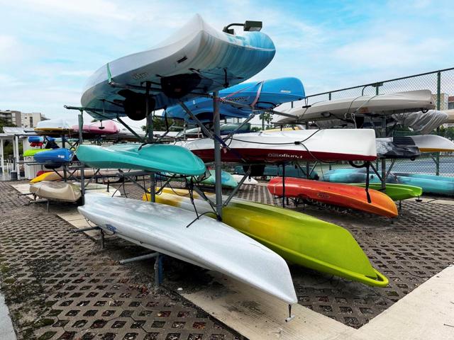 Easy Kayak storage available on site