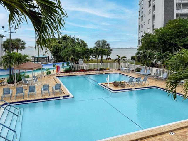 Large pool decks to socialize