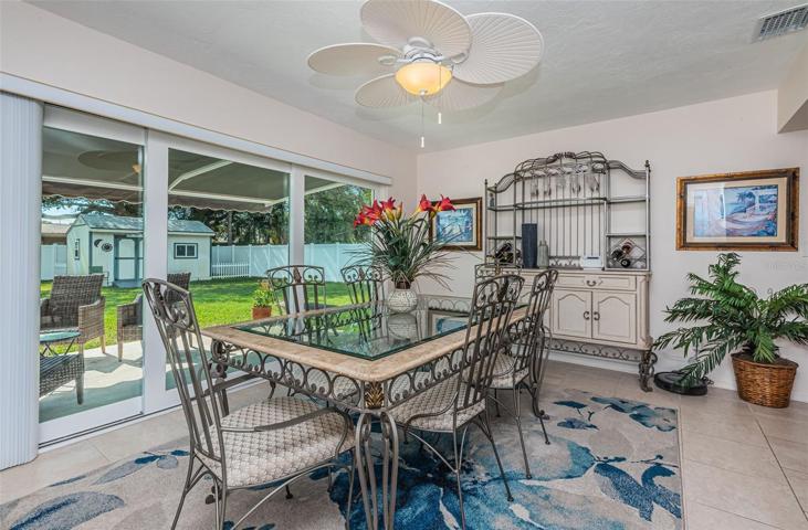 Family Room (currently being used as Dining area) to Backyard