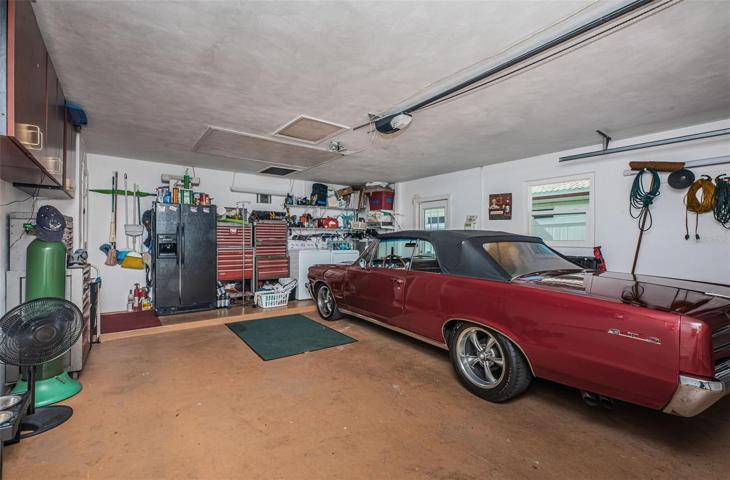 Two car garage