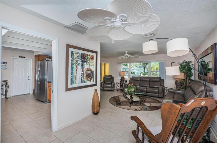 Dining to Kitchen and Living Room