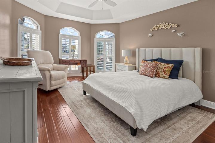 HUGE FRONT BEDROOM WITH TRAY CEILING