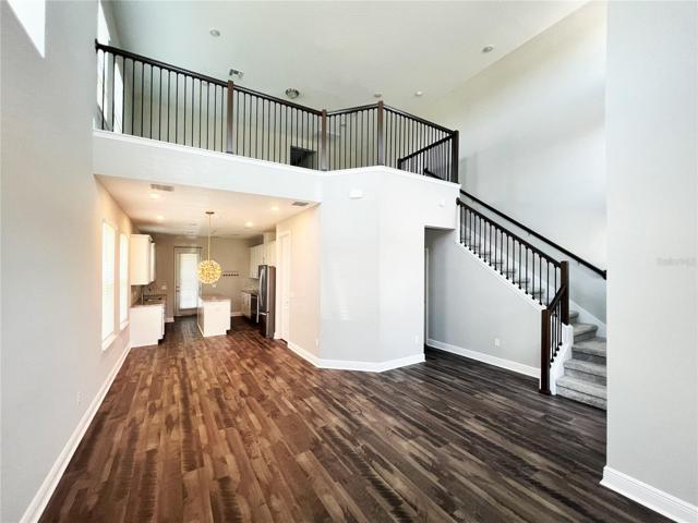 Family room with bonus loft upstair
