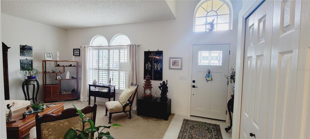 Living Room with front door