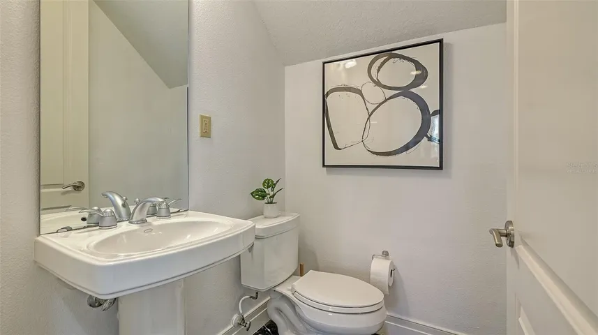 Room is virtually staged.