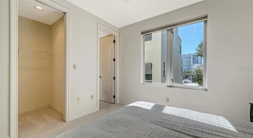 Room is virtually staged.
