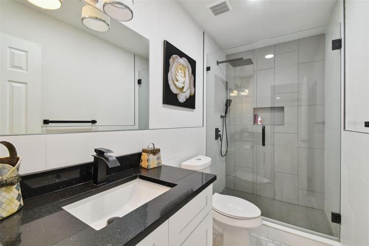 Main level primary suite bathroom