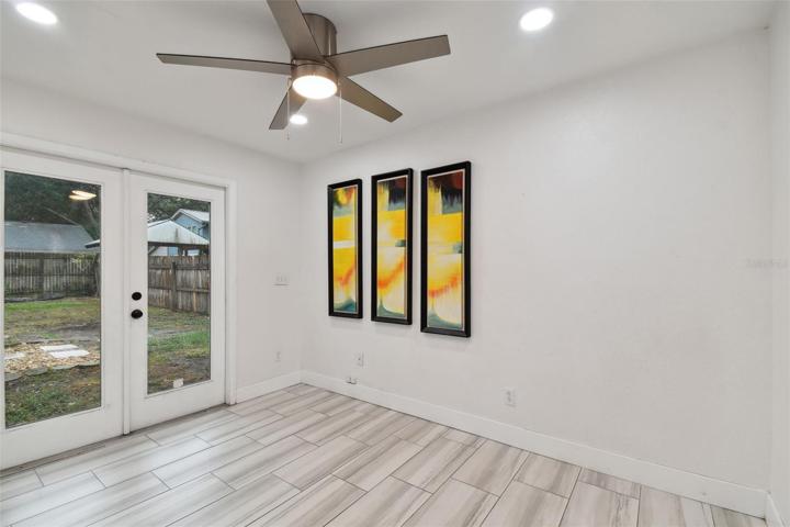 Bonus room on main level