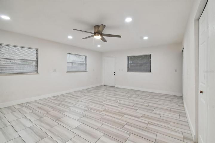 main level primary suite with private entry