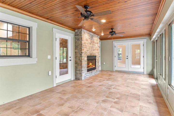 Lanai Area with Tongue and Groove Wood Ceilings