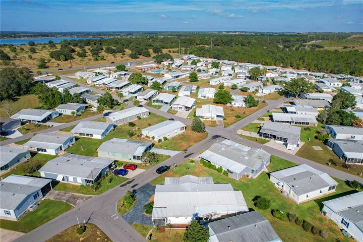 Aerial of the home and the community