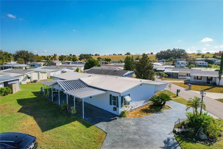 Aerial of the home