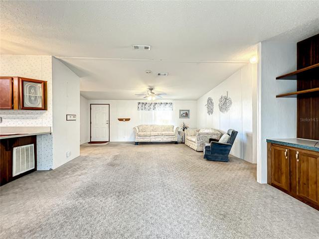 View from the living room towards the front door