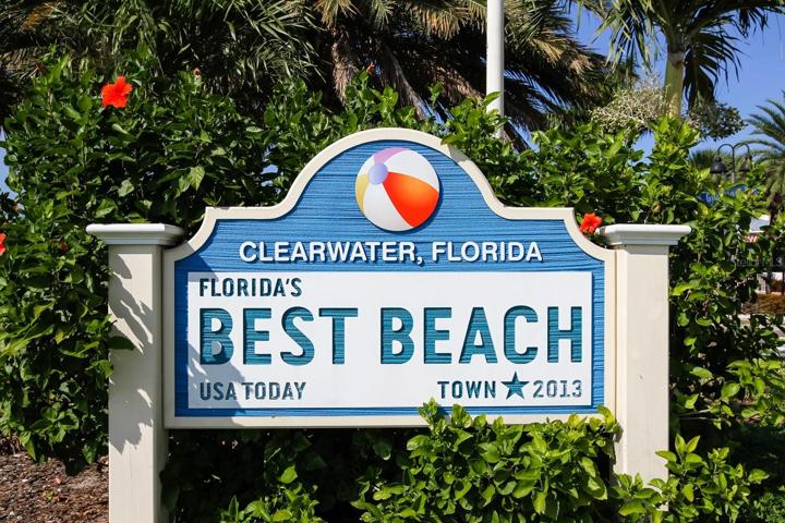 Clearwater Beach is just down Gulf Blvd across the Sand Key Bridge