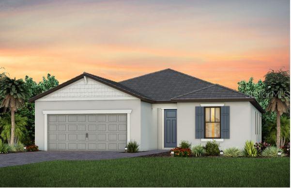 Front exterior elevation rendering