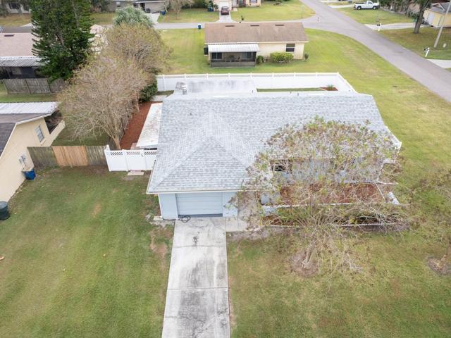 Aerial of the home.