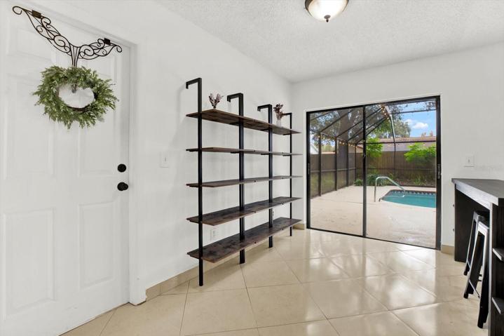 Sliding Glass Doors to Pool