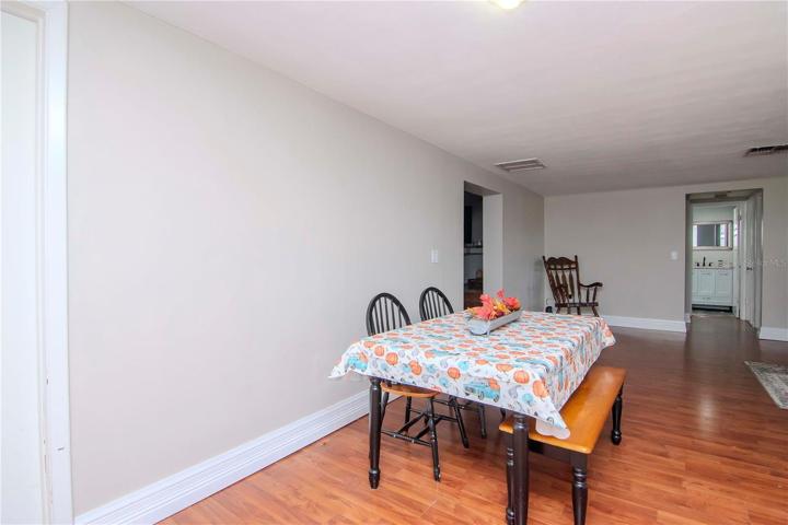 Dining room and great room
