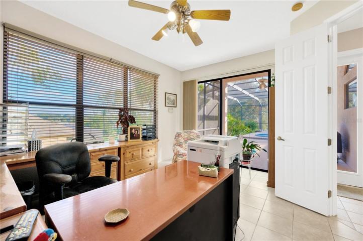Access to lanai and pool this can be a multipurpose room.