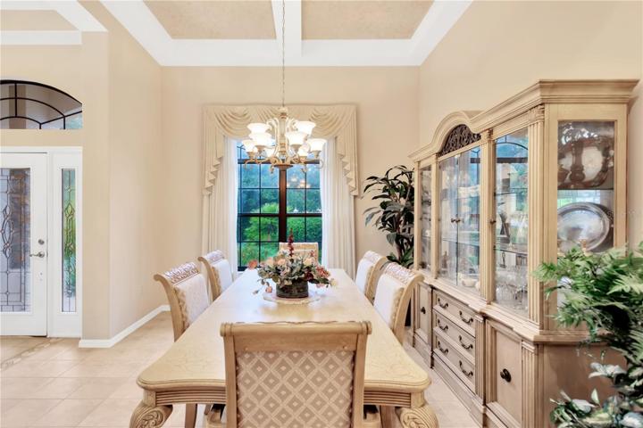 Beautiful angle for the formal dining room.