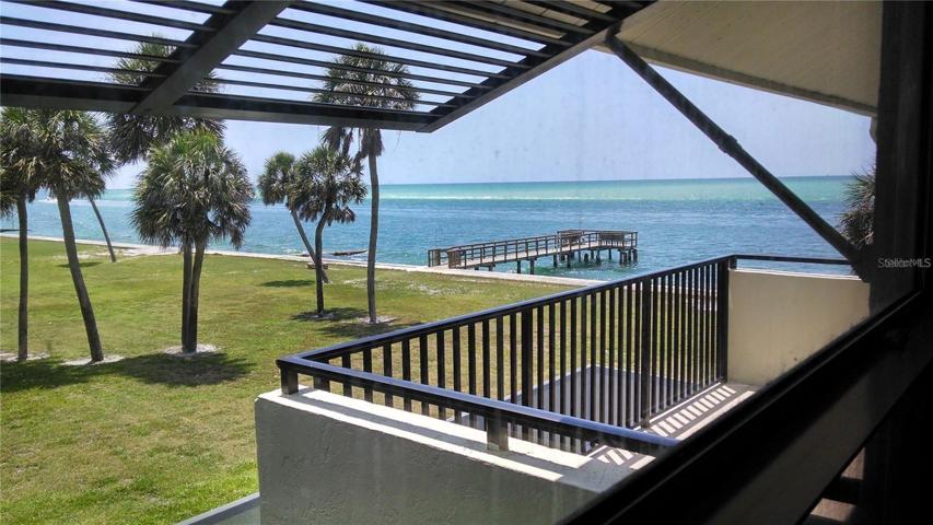 View from deck