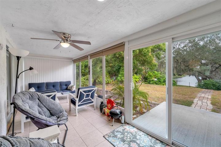 Patio off dining room/primary bedroom