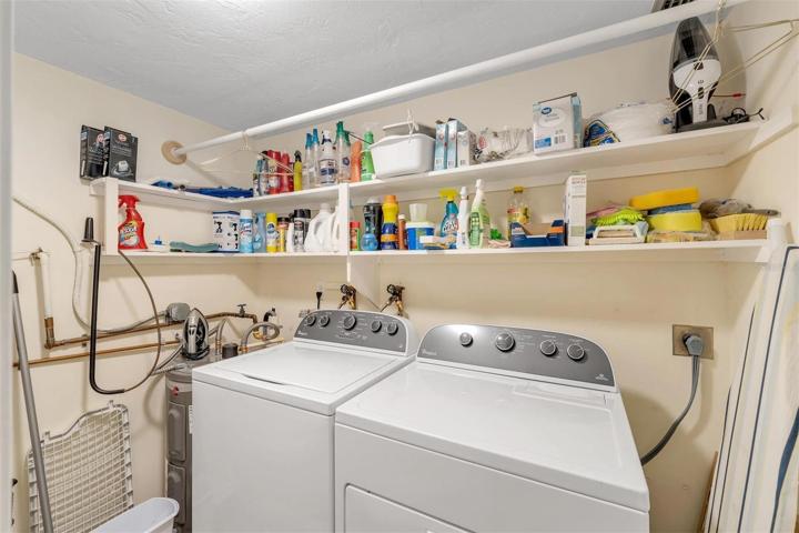 Inside laundry room