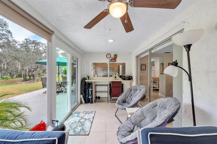 Patio off dining room/primary bedroom