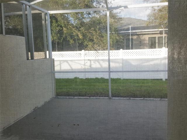 Screened, covered, patio