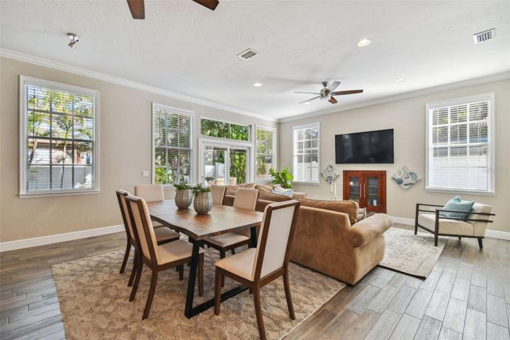 Dining and Family room