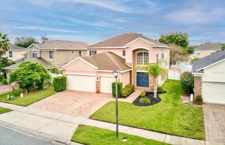 Two-story house with 3-car garage