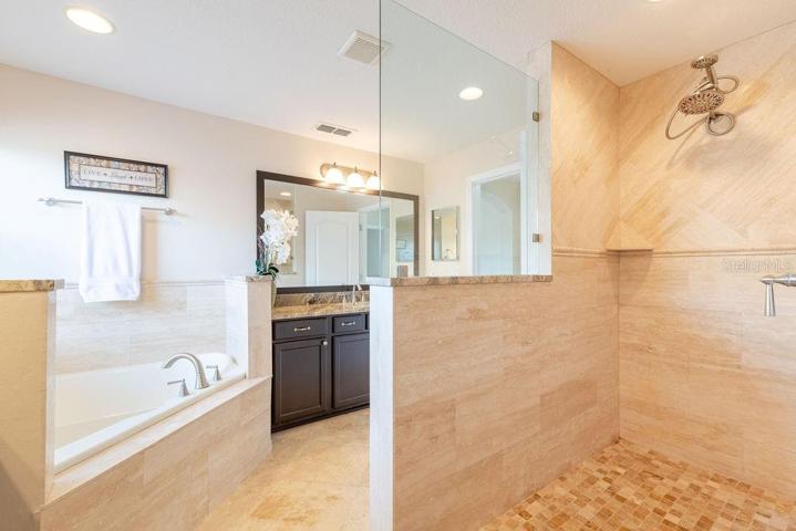 Beautiful walk-in shower