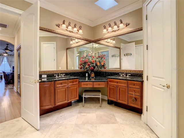 10549 Cory Lake Dr, ground floor owner's suite, double walk in closets