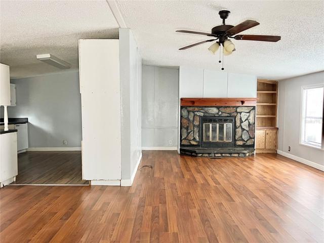 Living Area and Kitchen