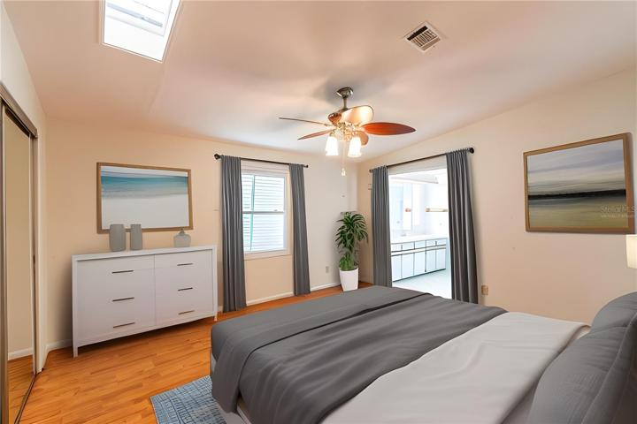 Virtually staged - Primary Bedroom