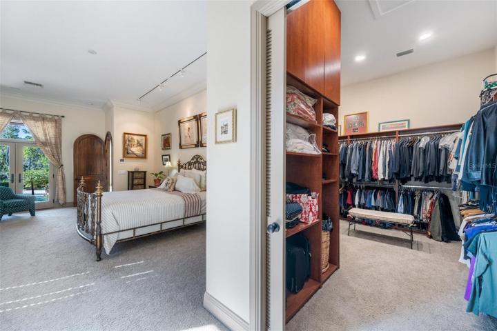Master bedroom to the walk in closet!