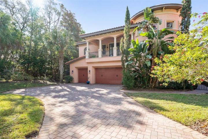 Garage 3 car, wine tower, wrap around balcony of the mother in law, casita with full bathroom, pool bath, and AC storage!