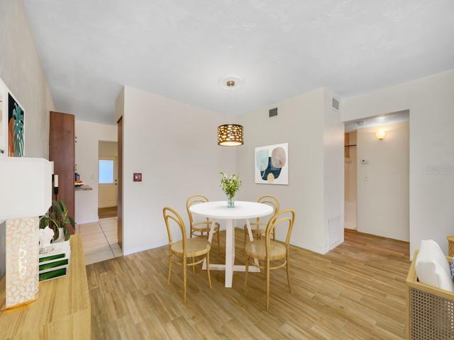 "Virtually Staged" Living and Dining Rooms