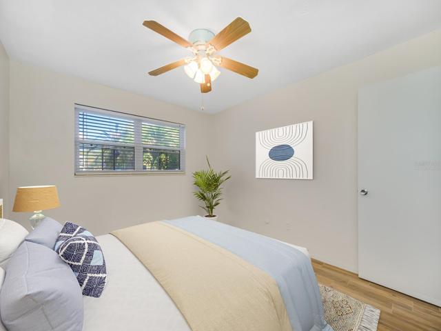 "Virtually Staged" Second Bedroom