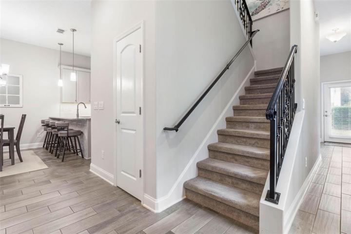 Stairs to second floor