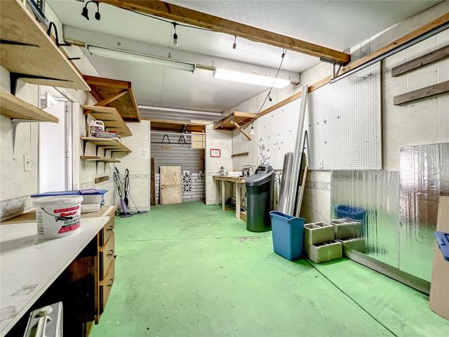 Great workspace. The water softener is located here as well