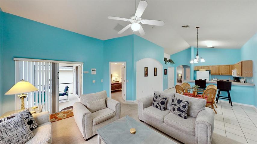 Family Room to Patio and Primary Bedroom