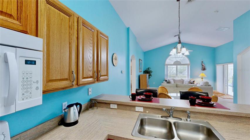 Kitchen Microwave to Sink