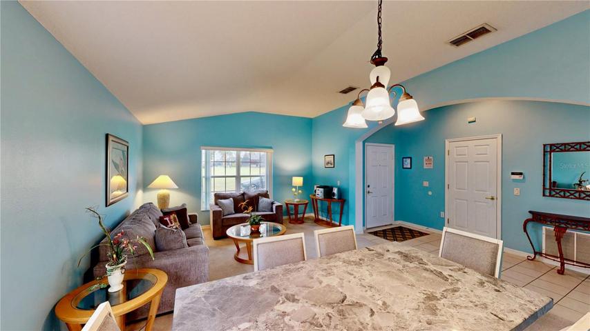 Dining to Living Room and Front Door