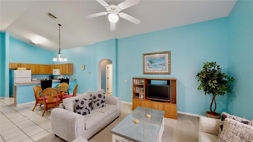 Family Room and Kitchen